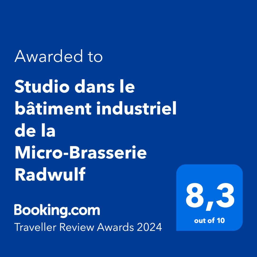 Studio Dans Le Batiment Industriel De La Micro-Brasserie Radwulf Apartment Vieux-Ferrette Luaran gambar
